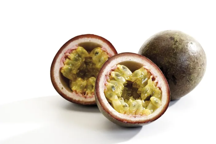 Framed Print : Passionfruit Print - Tropical Fruit Close-up Framed Print : Passionfruit Print - Tropical Fruit Close-up
