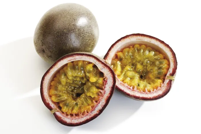 Framed Print : Passionfruit Print - Tropical Fruit Close-Up Framed Print : Passionfruit Print - Tropical Fruit Close-Up