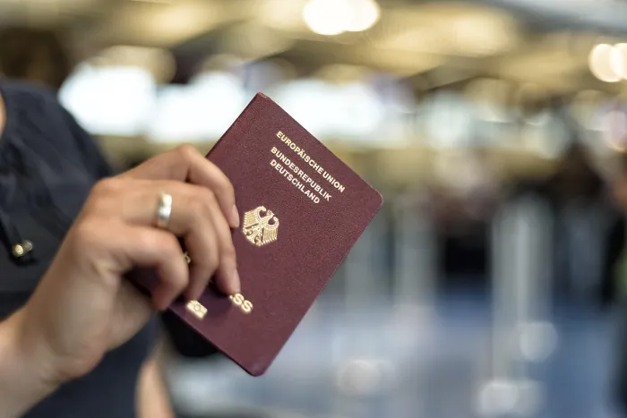 Framed Print : Passport Control Print at Airport Gate Framed Print : Passport Control Print at Airport Gate