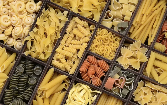 Framed Print : Pasta in a Type Case Print Framed Print : Pasta in a Type Case Print
