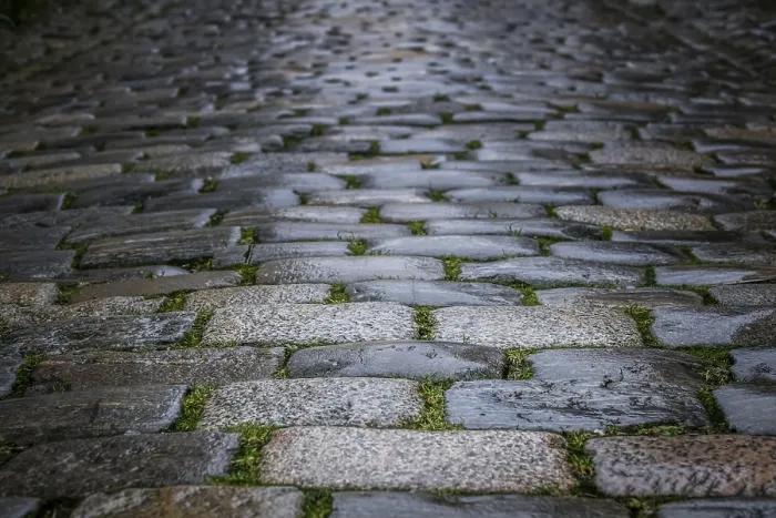 Framed Print : Cobblestone Pattern Print for Background Framed Print : Cobblestone Pattern Print for Background