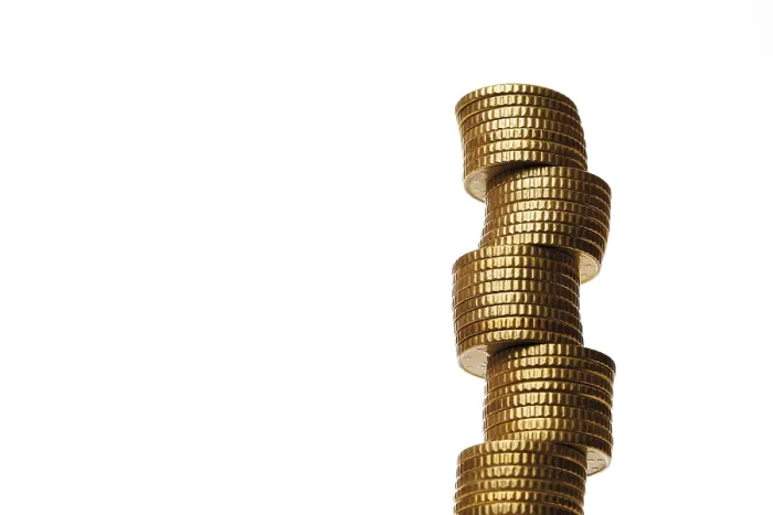 Framed Print : Patterned Stack of Euro Coins Print Framed Print : Patterned Stack of Euro Coins Print