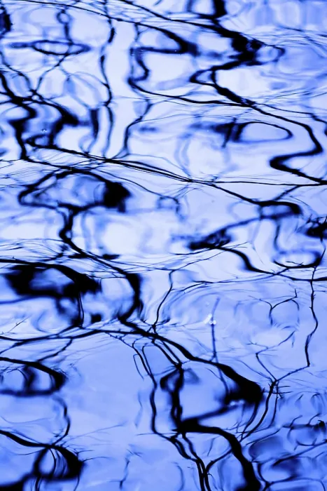 Framed Print : Patterns Reflected on a Water Surface Print Framed Print : Patterns Reflected on a Water Surface Print