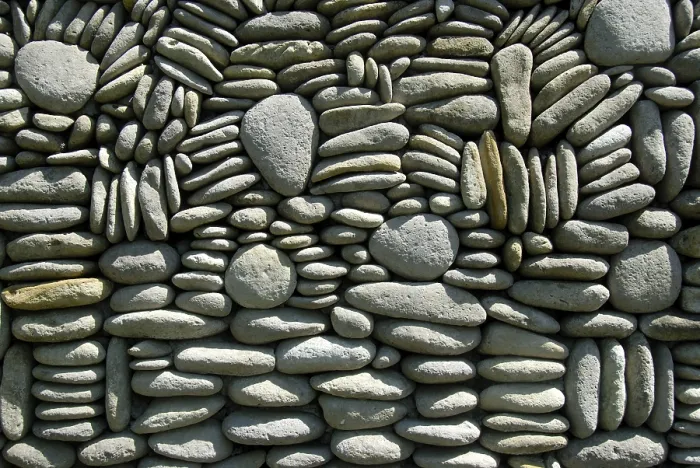 Framed Print : Pebbles Artfully Piled Wall Print, Ubud, Bali Framed Print : Pebbles Artfully Piled Wall Print, Ubud, Bali