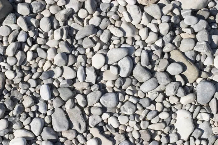 Framed Print : Pebbles on the Isar River Print, Germany Framed Print : Pebbles on the Isar River Print, Germany