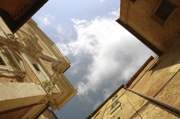 Framed Print : Perspective in Siena Print Framed Print : Perspective in Siena Print