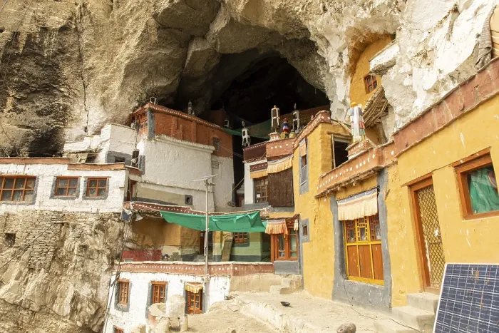 Framed Print : Phugtal Gompa: Isolated Buddhist Monastery Print Framed Print : Phugtal Gompa: Isolated Buddhist Monastery Print