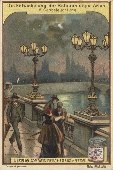 Framed Print : Digitally Restored Print of Gas Lighting Scene, circa 1900 Framed Print : Digitally Restored Print of Gas Lighting Scene, circa 1900