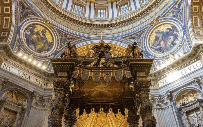 Framed Print : St. Peter's Basilica Altar Print Framed Print : St. Peter's Basilica Altar Print