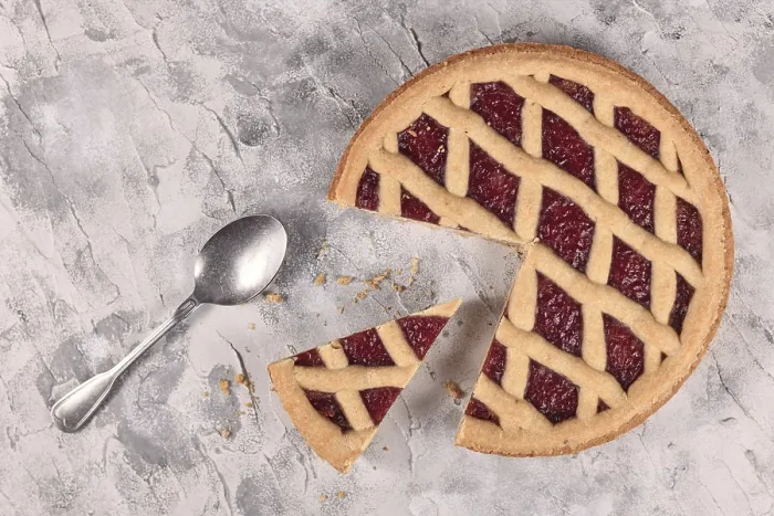 Framed Print : Linzer Torte Whole Pie Print Framed Print : Linzer Torte Whole Pie Print