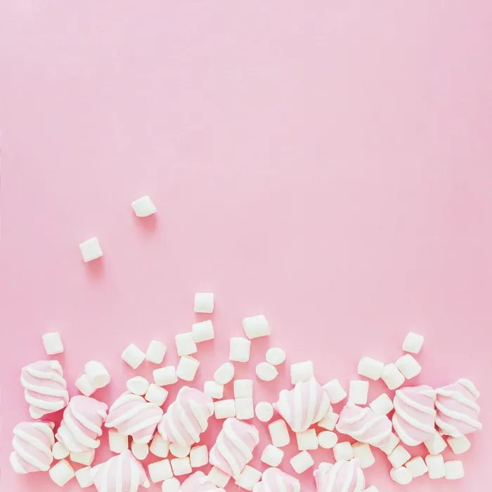 Framed Print : Stacked Marshmallow Print Framed Print : Stacked Marshmallow Print
