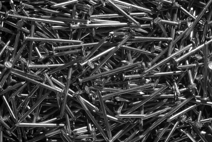 Framed Print : Close Up Pile of Nails Print Framed Print : Close Up Pile of Nails Print