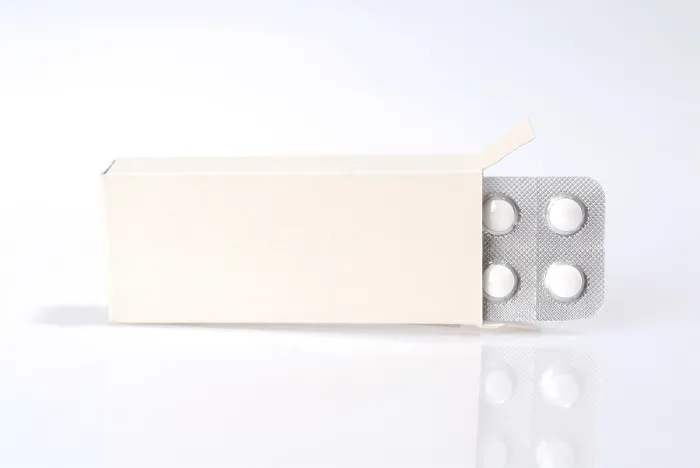 Framed Print : Pills in Neutral Packaging Print Framed Print : Pills in Neutral Packaging Print