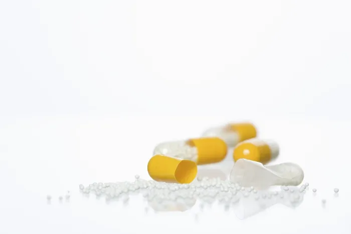 Framed Print : Pills on a White Surface Print Framed Print : Pills on a White Surface Print