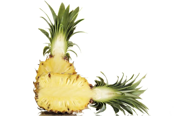 Framed Print : Halved Pineapple Print (Ananas comosus) Framed Print : Halved Pineapple Print (Ananas comosus)
