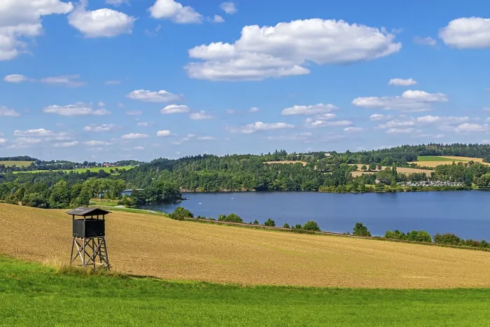 Framed Print : Pirk Dam Print, Germany Framed Print : Pirk Dam Print, Germany