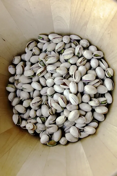 Framed Print : Pistachios in a Basket Print Framed Print : Pistachios in a Basket Print
