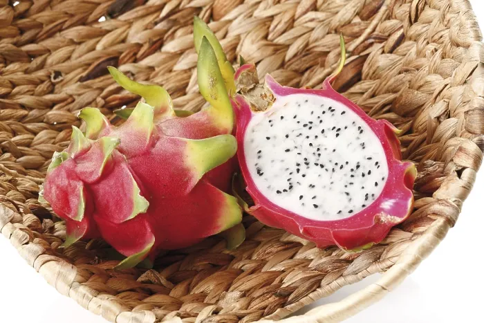 Framed Print : Pitahaya Print - Colorful Fruit Close-up