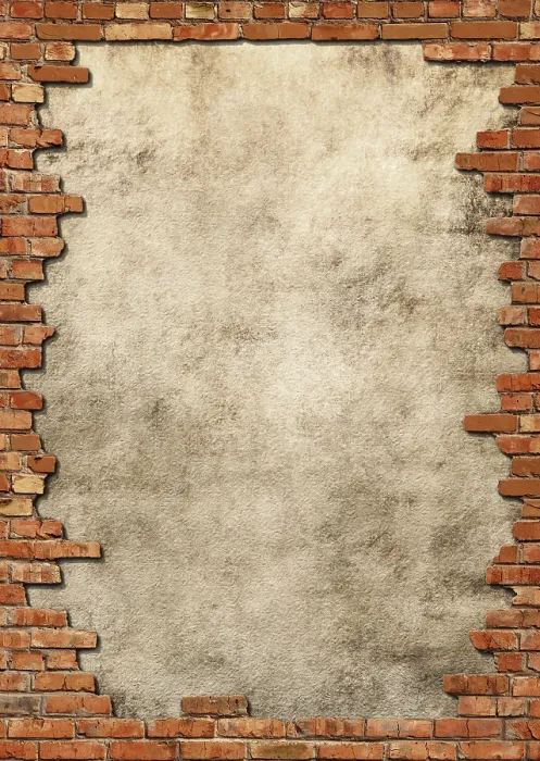 Framed Print : Plaster Background with Brick Wall Framing Print Framed Print : Plaster Background with Brick Wall Framing Print