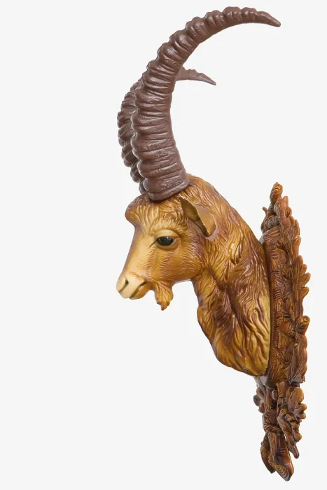 Framed Print : Plastic Head of an Ibex Print Framed Print : Plastic Head of an Ibex Print