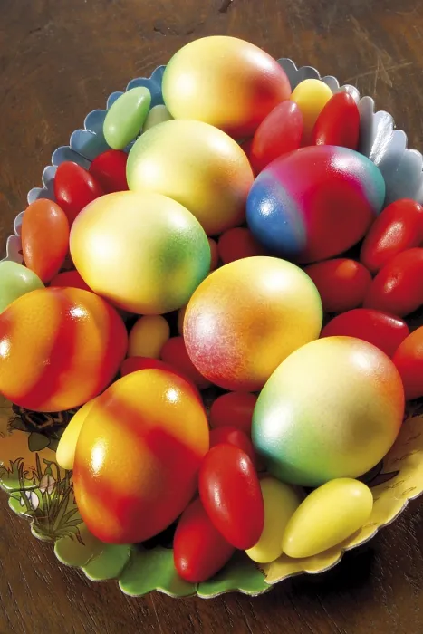Framed Print : Colourful Easter Eggs Print Framed Print : Colourful Easter Eggs Print