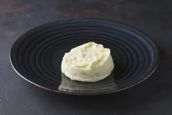 Framed Print : Print of a Plate with Mashed Potato Framed Print : Print of a Plate with Mashed Potato