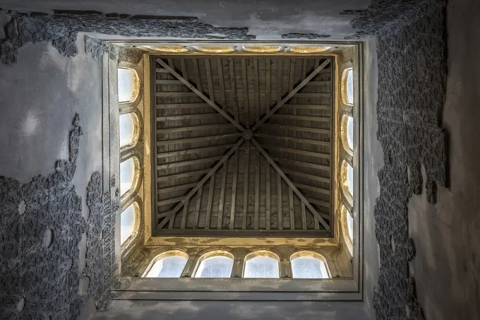Framed Print : Granada Pointed Rooftop Interior Print Framed Print : Granada Pointed Rooftop Interior Print