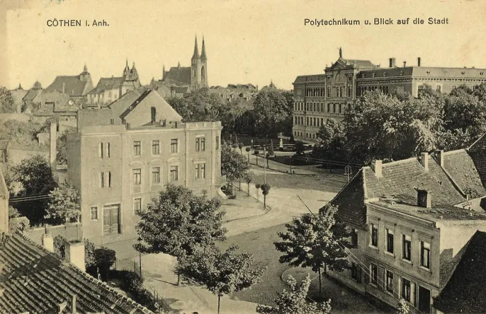 Framed Print : Polytechnic in Kothen (Anhalt) Print, 1910 Framed Print : Polytechnic in Kothen (Anhalt) Print, 1910