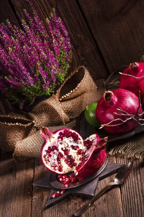 Framed Print : Pomegranate Print by ImageBROKER Framed Print : Pomegranate Print by ImageBROKER