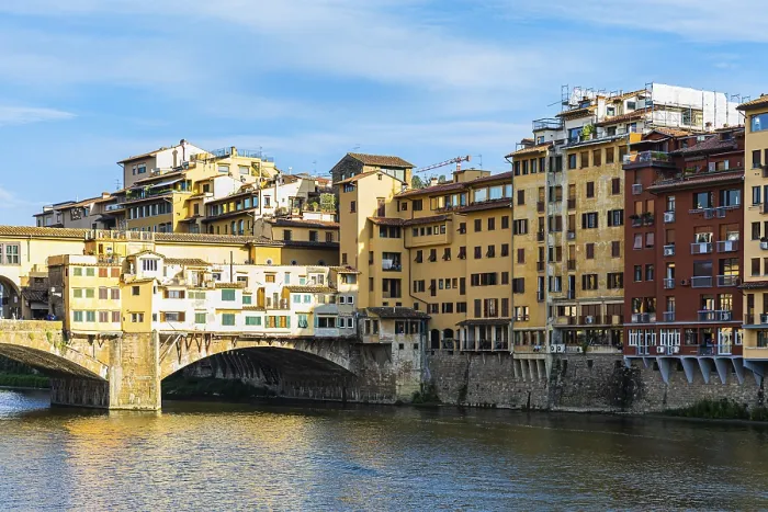 Framed Print : The Ponte Vecchio Bridge Print, Florence, Italy Framed Print : The Ponte Vecchio Bridge Print, Florence, Italy