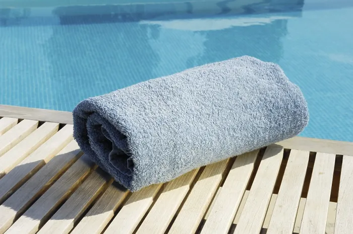 Framed Print : Pool Towel Print Framed Print : Pool Towel Print