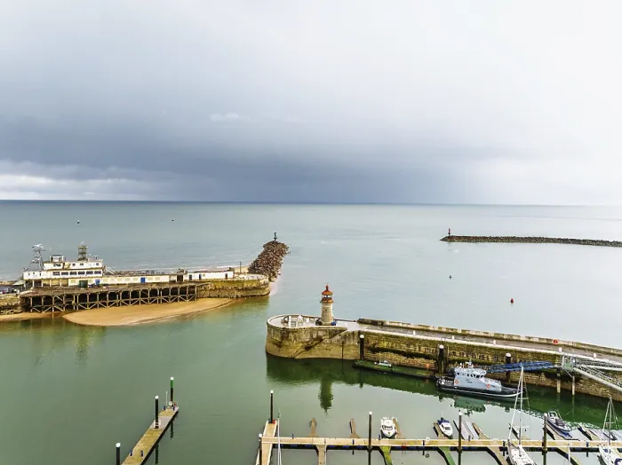 Framed Print : Ramsgate Port Print from a Drone Framed Print : Ramsgate Port Print from a Drone