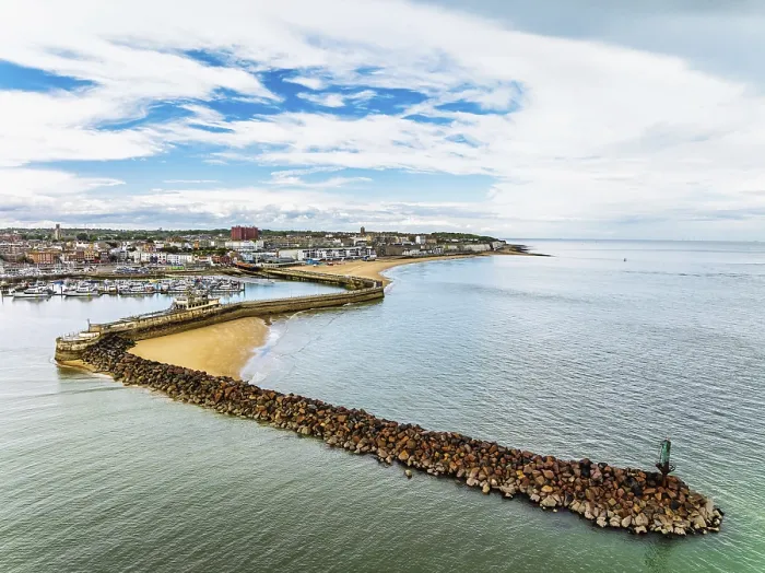 Framed Print : Ramsgate Port Print from a Drone Framed Print : Ramsgate Port Print from a Drone