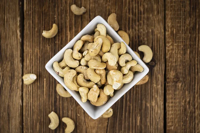 Framed Print : Cashew Nuts Print (Close-Up) Framed Print : Cashew Nuts Print (Close-Up)