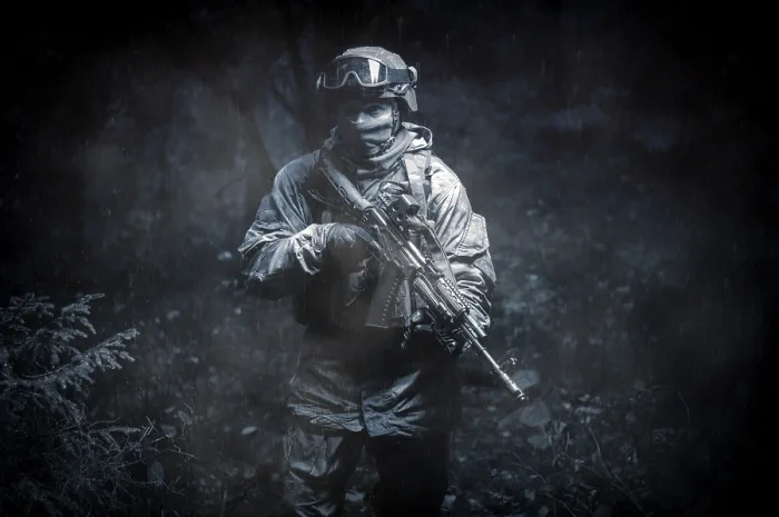 Framed Print : Special Forces in Combat Print