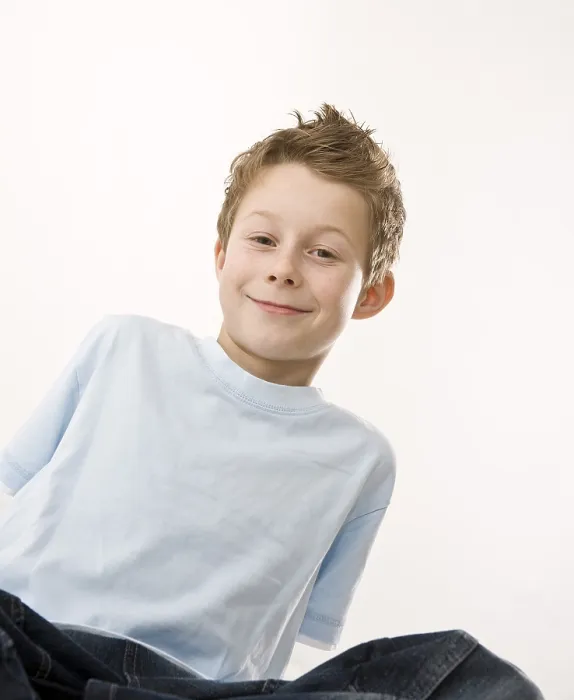 Framed Print : Portrait of a Smiling Boy Print Framed Print : Portrait of a Smiling Boy Print
