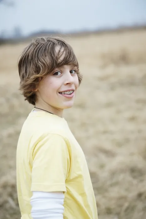Framed Print : Portrait of a Smiling Boy Print Framed Print : Portrait of a Smiling Boy Print