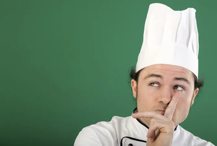 Framed Print : Portrait of a Young Chef Print Framed Print : Portrait of a Young Chef Print