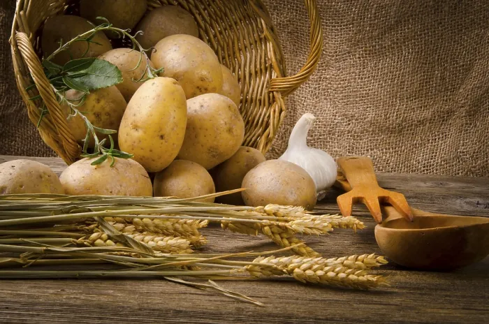 Framed Print : Potato Print, Still Life Framed Print : Potato Print, Still Life