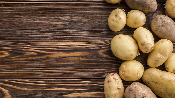 Framed Print : Potatoes Table Print