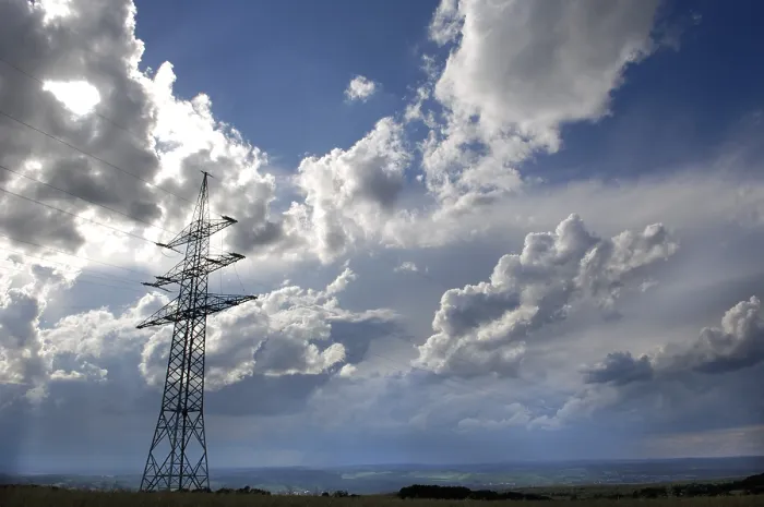 Framed Print : Power Pole with Cloudy Sky Print Framed Print : Power Pole with Cloudy Sky Print