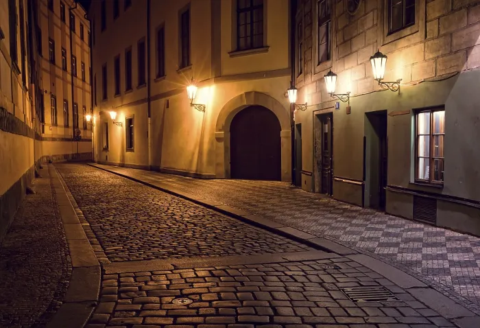 Framed Print : Prague at Night Print Framed Print : Prague at Night Print