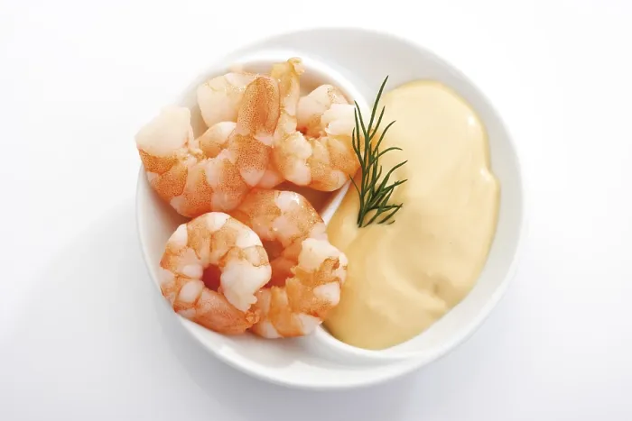 Framed Print : Prawns with a Dip Print Framed Print : Prawns with a Dip Print