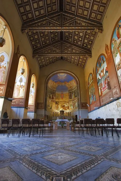 Framed Print : Print of Prayer Hall in Jerusalem Monastery Framed Print : Print of Prayer Hall in Jerusalem Monastery