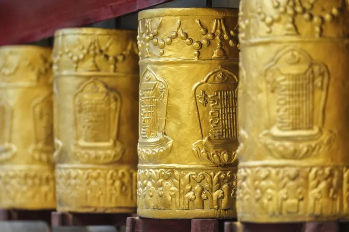 Framed Print : Tabo Monastery Prayer Wheels Print, Himachal Pradesh, India Framed Print : Tabo Monastery Prayer Wheels Print, Himachal Pradesh, India