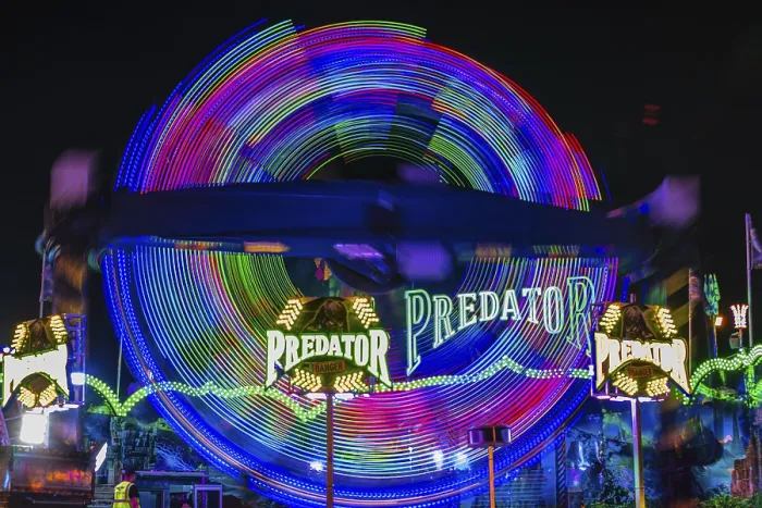 Framed Print : Predator Overhead Ride in Motion Print, Munich, Germany Framed Print : Predator Overhead Ride in Motion Print, Munich, Germany