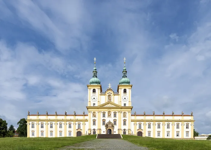 Framed Print : Premonstrate Monastery Print, Svaty Kopecek, Olomouc, Czech Republic