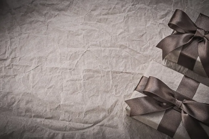 Framed Print : Horizontal Print of Present Boxes on Wrapping Paper Framed Print : Horizontal Print of Present Boxes on Wrapping Paper