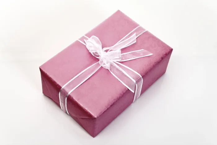 Framed Print : Present with a Ribbon Print Framed Print : Present with a Ribbon Print