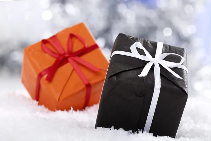 Framed Print : Presents on Snow Print Framed Print : Presents on Snow Print